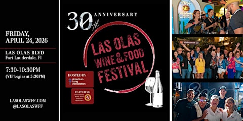 Las Olas Wine & Food Festival 2026