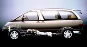 toyota previa mid engine supercharged