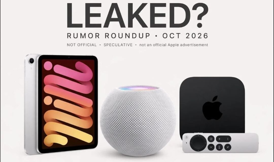 Apple iPad Mini 8, HomePod Mini 2 and Apple TV 4K Leak: What We Know